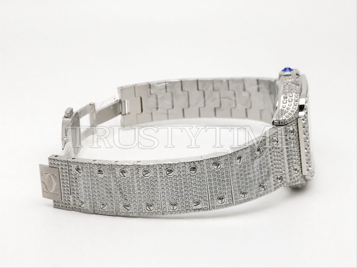 Копия часов Cartier Santos De Cartier 40 WSSA0018 Diamonds Арт.CR-0929