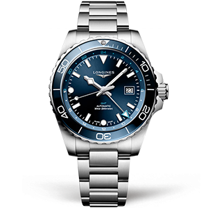 Копия часов Longines HydroConquest GMT 43 L3.890.4.96.6