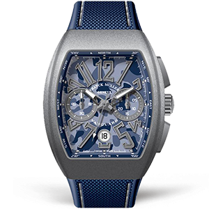 Копия часов Franck Muller Vanguard Camouflage Chronograph V45-CC-DT-CAMOU-TTMC-BL Арт.FM-0682
