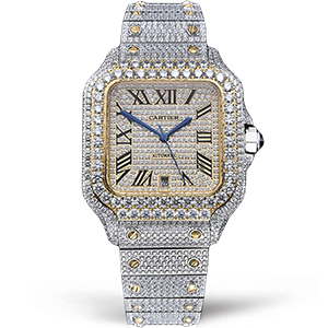 Копия часов Cartier Santos De Cartier 40 W2SA0009 Diamonds Арт.CR-0946