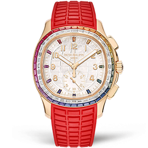 Копия часов Patek Philippe Aquanaut Luce "Rainbow" Chronograph Joaillerie 7968/300R-001 Арт.PP-0846