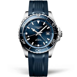 Копия часов Longines HydroConquest GMT 43 L3.890.4.96.9