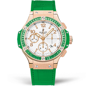 Копия часов Hublot Big Bang 41 Tutti Frutti Green 341.PG.2010.LR.1922 Арт.HB-0868