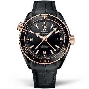 Omega Seamaster Planet Ocean 600m Co‑Axial Master Chronometer GMT Deep Black 45,5mm 215.63.46.22.01.001