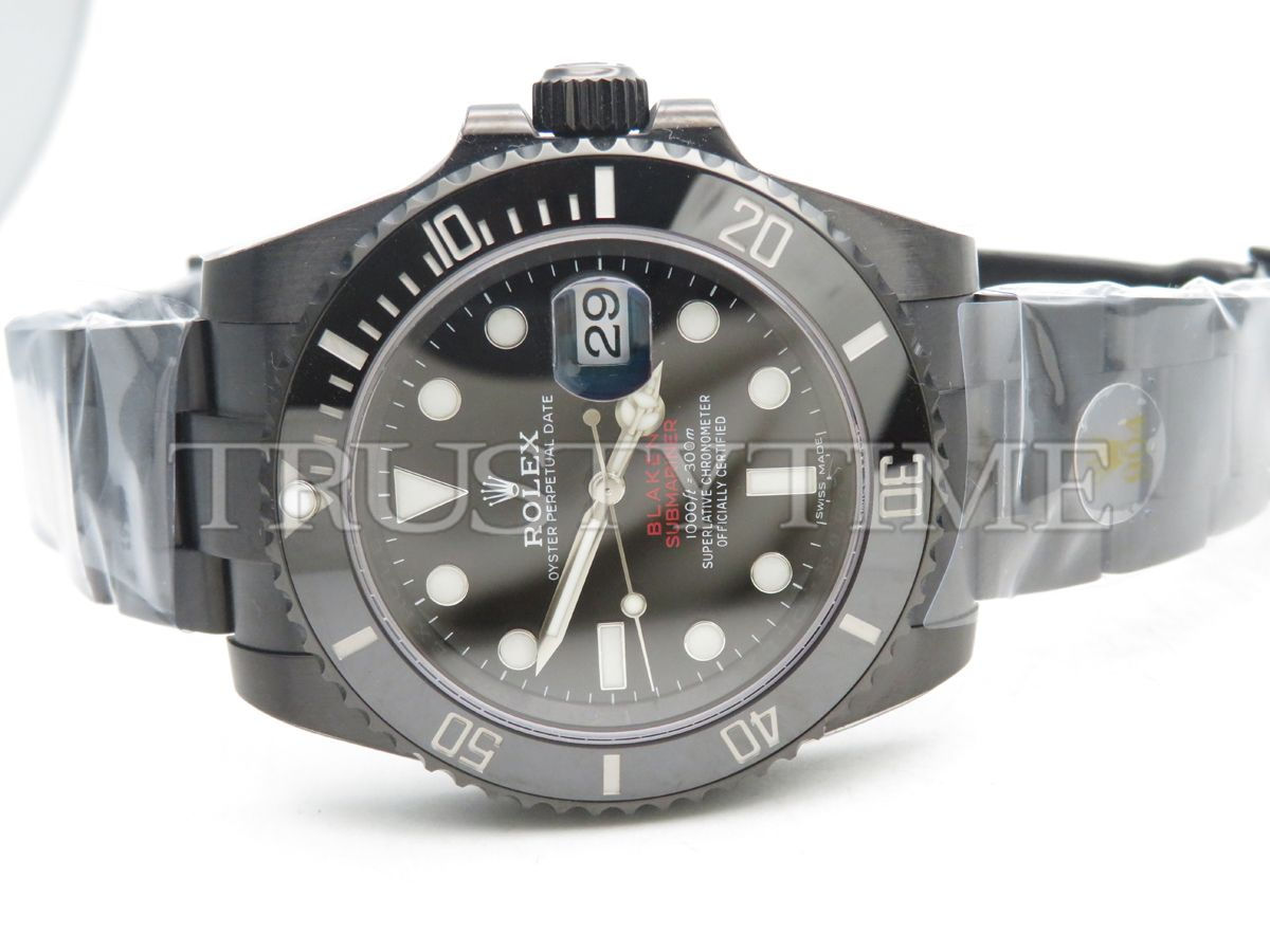 Копия часов Rolex Submariner Blaken 40mm Арт.RX-1725