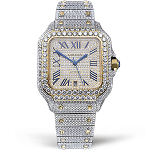 Копия часов Cartier Santos De Cartier 40 W2SA0009 Diamonds Арт.CR-0940