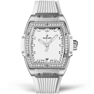 Копия часов Hublot Shaped Spirit Of Big Bang Titanium White Diamonds 39 662.NE.2010.RW.1204 Арт.HB-1298
