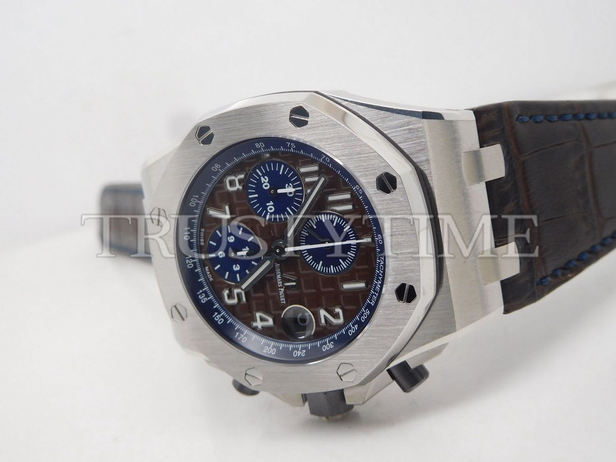 Копия часов Audemars Piguet Royal Oak Offshore Chronograph Havana Brown SIHH 2018 26470ST.OO.A099CR.01 Арт.AP-0841