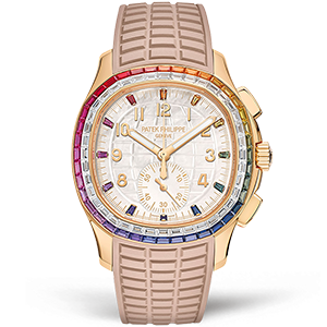 Копия часов Patek Philippe Aquanaut Luce "Rainbow" Chronograph Joaillerie 7968/300R-001 Арт.PP-0844