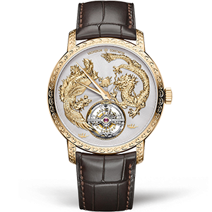 Копия часов Vacheron Constantin Traditionnelle Tourbillon Phoenix and the Dragon 6040T/000R-B959 Арт.VC-0423