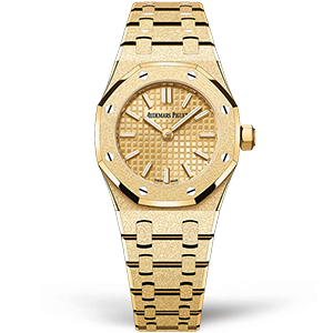 Копия часов Audemars Piguet Royal Oak Mini Frosted Gold Quartz 67630BA.GG.1312BA.01-C