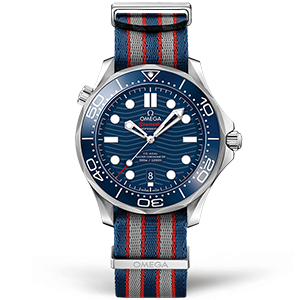 Копия часов Omega Seamaster Diver 300m Co-axial Chronometer NATO 42mm 210.30.42.20.03.001 Арт.OM-0689