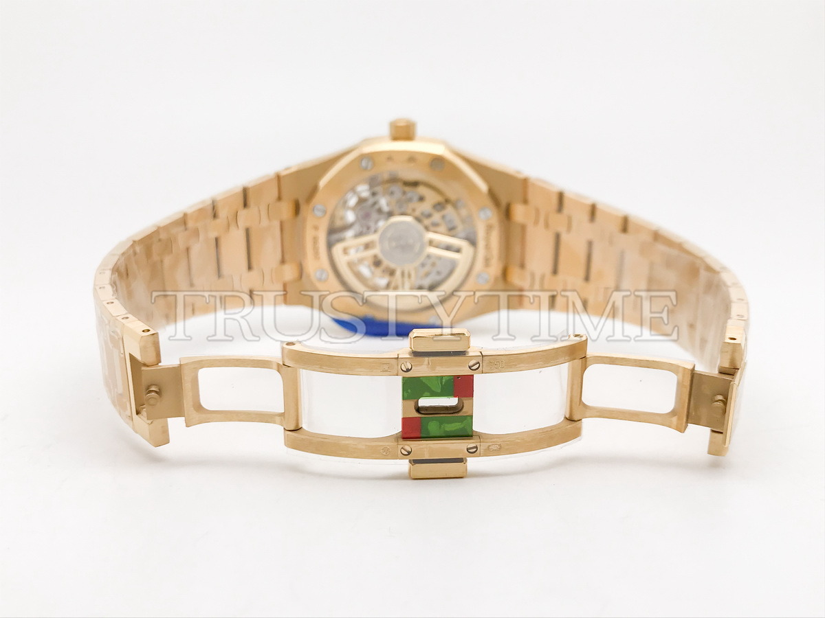 Копия часов Audemars Piguet Royal Oak Jumbo Extra-Thin Openworked 16204BA.OO.1240BA.01 Арт.AP-1209