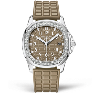 Копия часов Patek Philippe Aquanaut Quartz Ladies 35mm 5067A-020 Арт.PP-0356