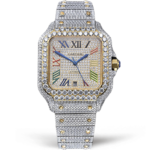Копия часов Cartier Santos De Cartier 40 W2SA0009 Diamonds Арт.CR-0942