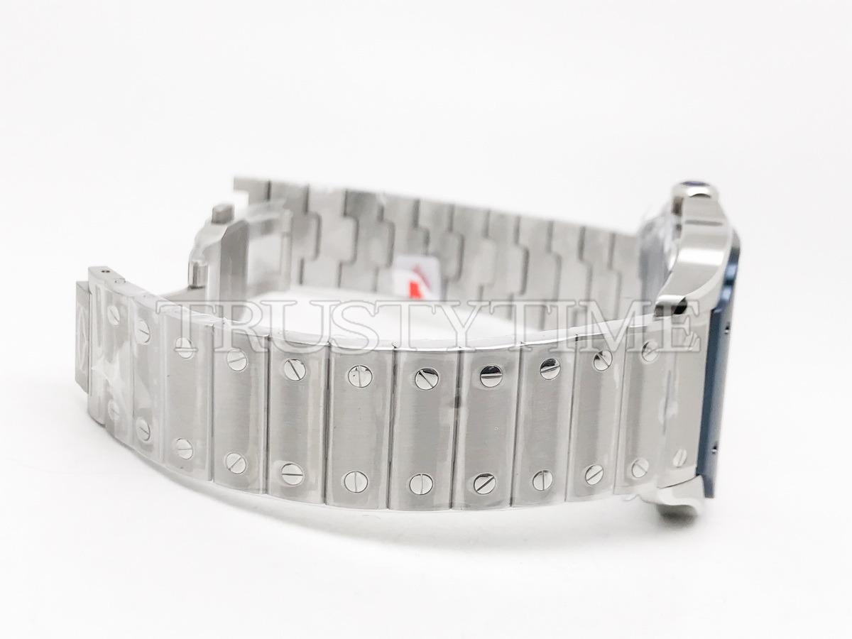 Копия часов Cartier Santos de Cartier Large Skeleton 40mm WHSA0026 Арт.CR-0897