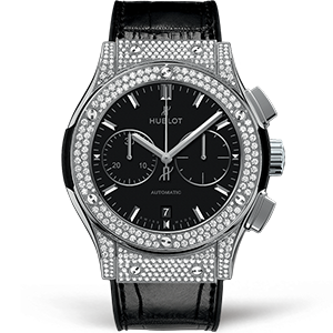 Копия часов Hublot Classic Fusion Chronograph Titanium 45mm 521.NX.1171.LR.1704 Арт.HB-0922