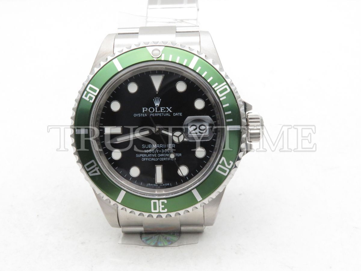 Копия часов Rolex Submariner “Kermit” 40mm 16610LV Арт.RX-1921
