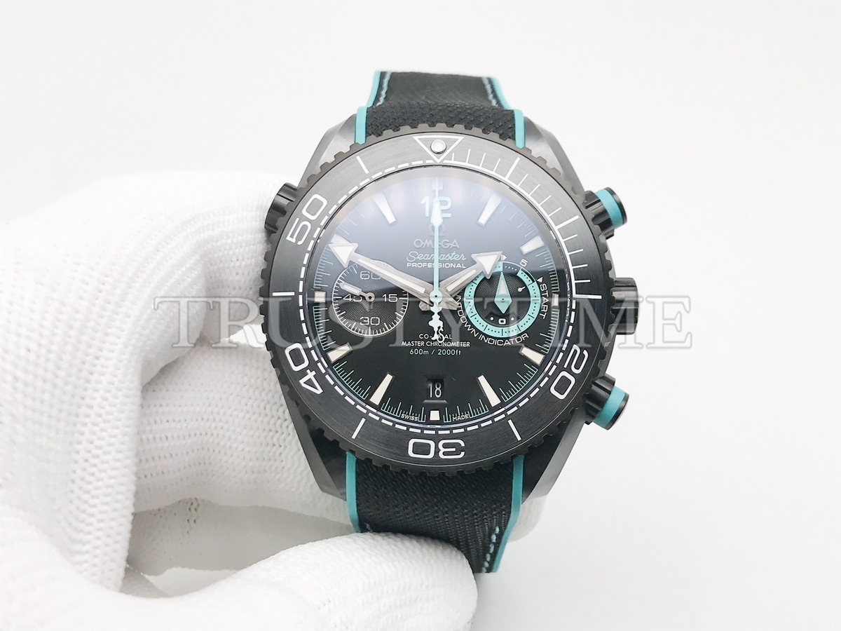 Копия часов Omega Seamaster Planet Ocean 600M "ETNZ" Deep Black 45.5mm 215.92.46.51.01.003 Арт.OM-1018