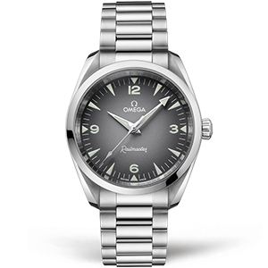 Копия часов Omega Seamaster Railmaster Aqua Terra 150 m Co-axial Master Chronometer 38mm 235.10.38.20.06 Арт.OM-1041