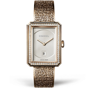Копия часов Chanel Boy-Friend Tweed Watch H5315
