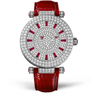 Реплика часов Franck Muller Ladies Collection Round Double Mystery 42-DM-D-2R-CD Red