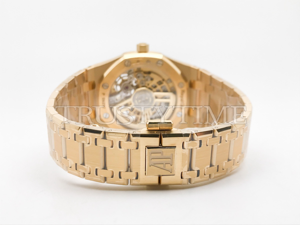Копия часов Audemars Piguet Royal Oak Jumbo Extra-Thin Openworked 16204BA.OO.1240BA.01 Арт.AP-1209