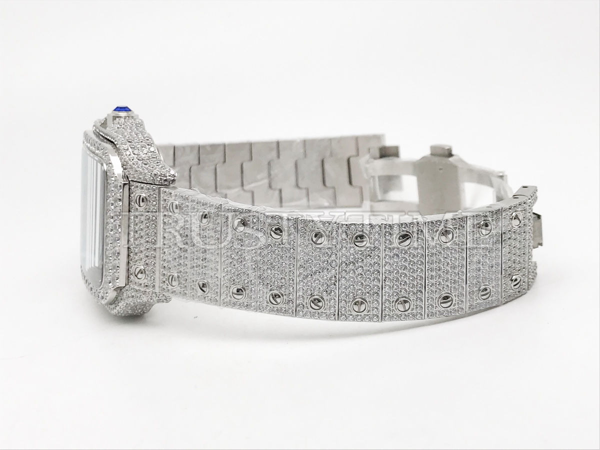 Копия часов Cartier Santos De Cartier 40 WSSA0018 Diamonds Арт.CR-0930