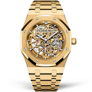 Копия часов Audemars Piguet Royal Oak Jumbo Extra-Thin Openworked 16204BA.OO.1240BA.01 Арт.AP-1209