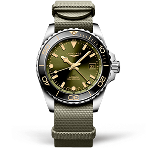 Копия часов Longines HydroConquest GMT 41 L3.790.4.06.2