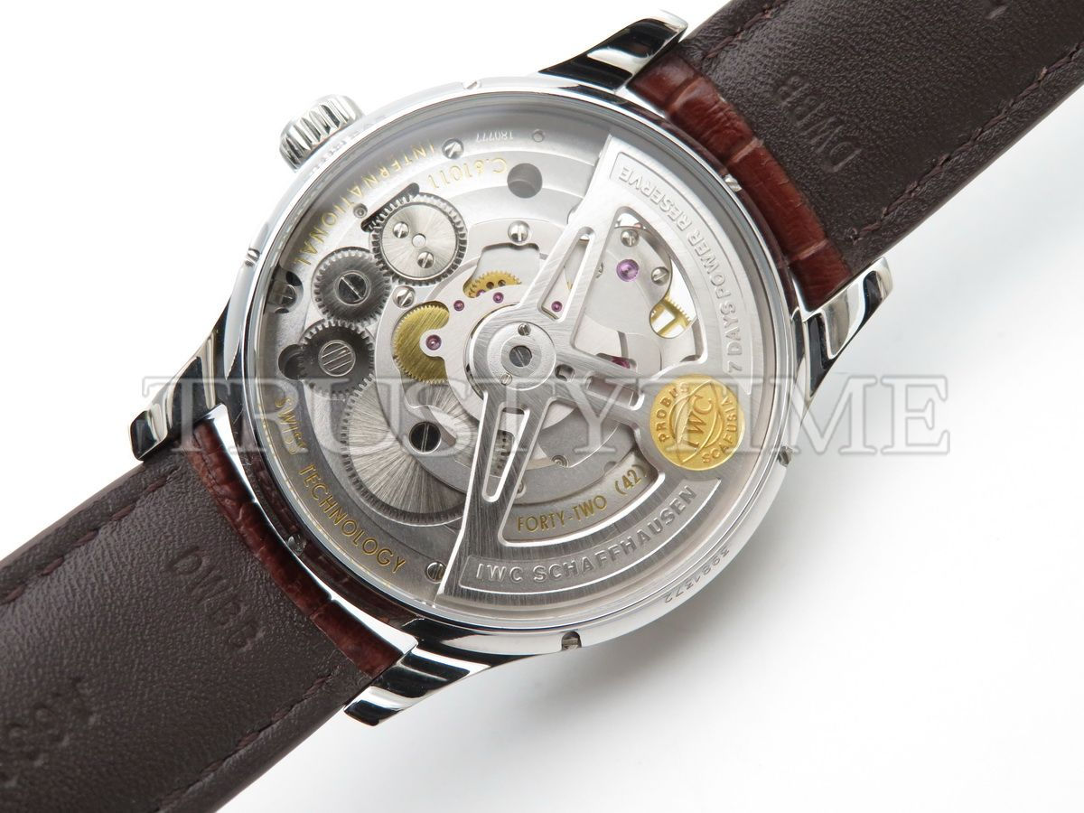 Копия часов IWC Portugieser Tourbillon Retrograde Mystery 44mm IW504401 Арт.IW-0625