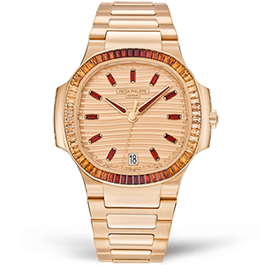 Копия часов Patek Philippe Nautilus Ladies 35mm 7118/1300R-001 Арт.PP-0813