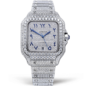 Копия часов Cartier Santos De Cartier 40 WSSA0018 Diamonds Арт.CR-0932