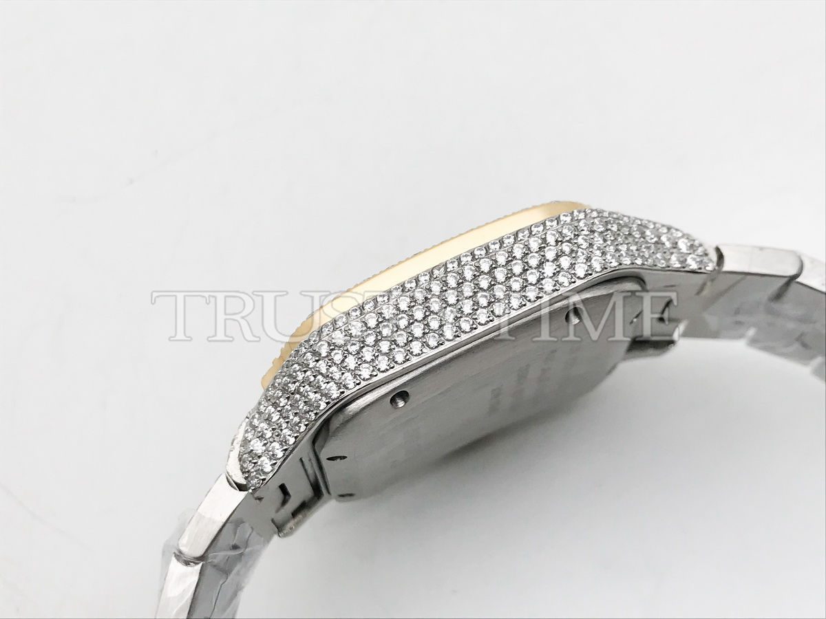 Копия часов Cartier Santos De Cartier 40 W2SA0009 Diamonds Арт.CR-0938