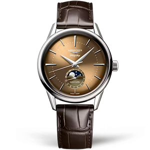 Копия часов Longines Heritage Flagship Moonphase L4.815.4.62.2 Арт.LN-0429