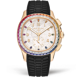 Копия часов Patek Philippe Aquanaut Luce "Rainbow" Chronograph Joaillerie 7968/300R-001 Арт.PP-0843