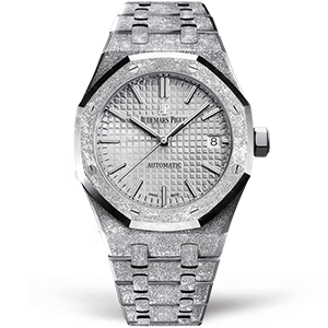 Копия часов Audemars Piguet Royal Oak Frosted 37mm 15454BC.GG.1259BC.01 Арт.AP-0661