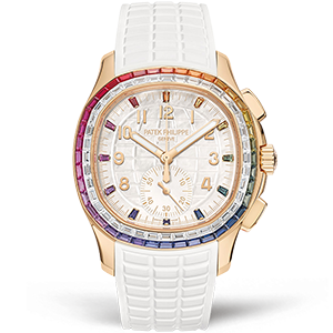 Копия часов Patek Philippe Aquanaut Luce "Rainbow" Chronograph Joaillerie 7968/300R-001 Арт.PP-0845