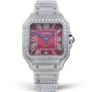 Копия часов Cartier Santos De Cartier 40 WSSA0018 Diamonds Арт.CR-0931