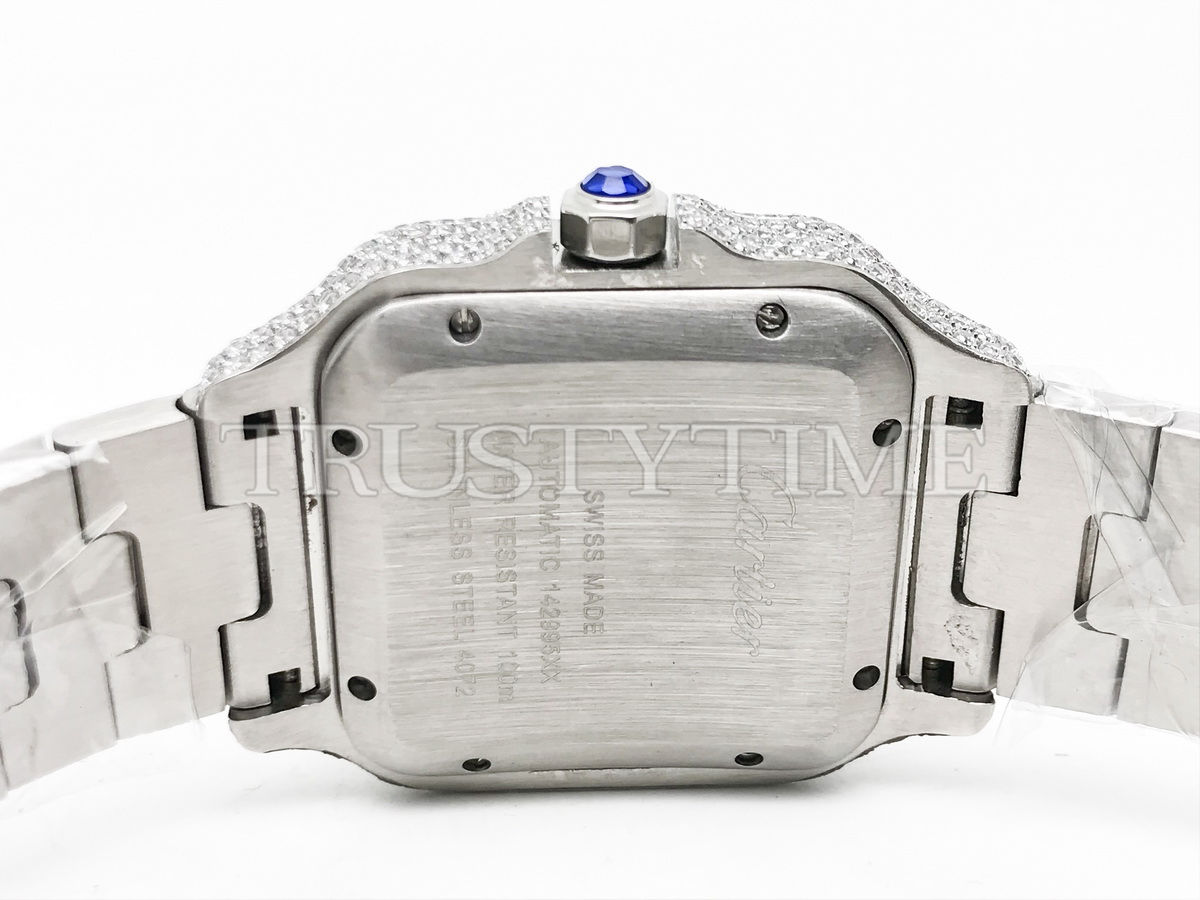 Копия часов Cartier Santos De Cartier 40 WSSA0018 Diamonds Арт.CR-0932