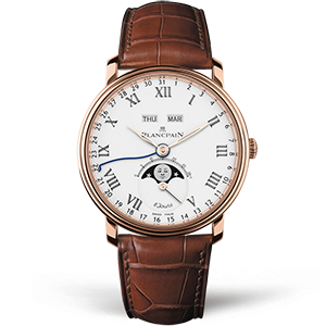 Копия часов Blancpain Villeret Quantieme Complet 8 Jours 6639-3631-55B Арт.BP-0266