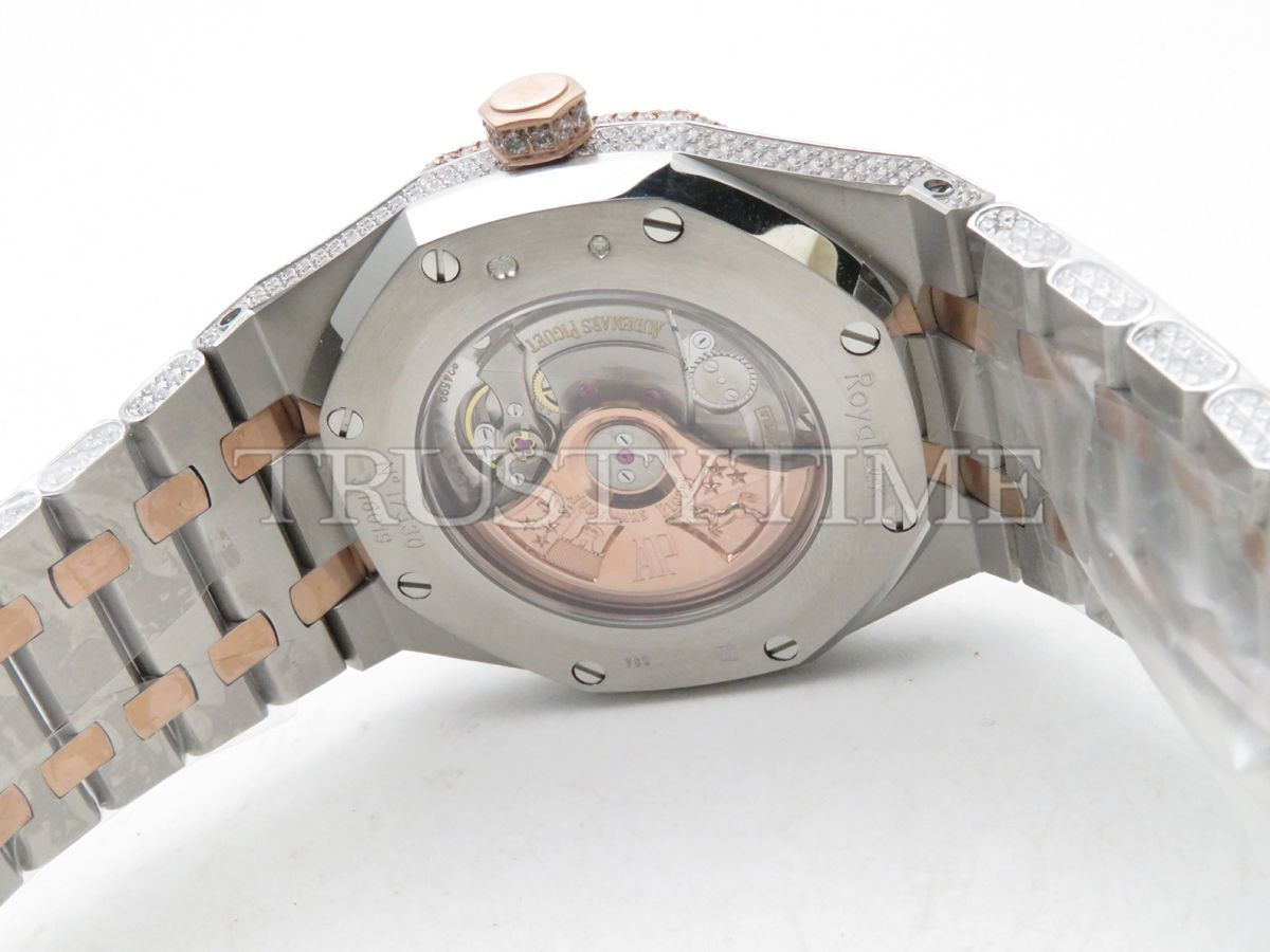 Копия часов Audemars Piguet Royal Oak 15400 Full Diamond Арт.AP-0986