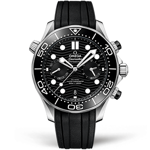 Omega Seamaster Diver 300m Co‑Axial Master Chronometer Chronograph 44mm 210.32.44.51.01.001