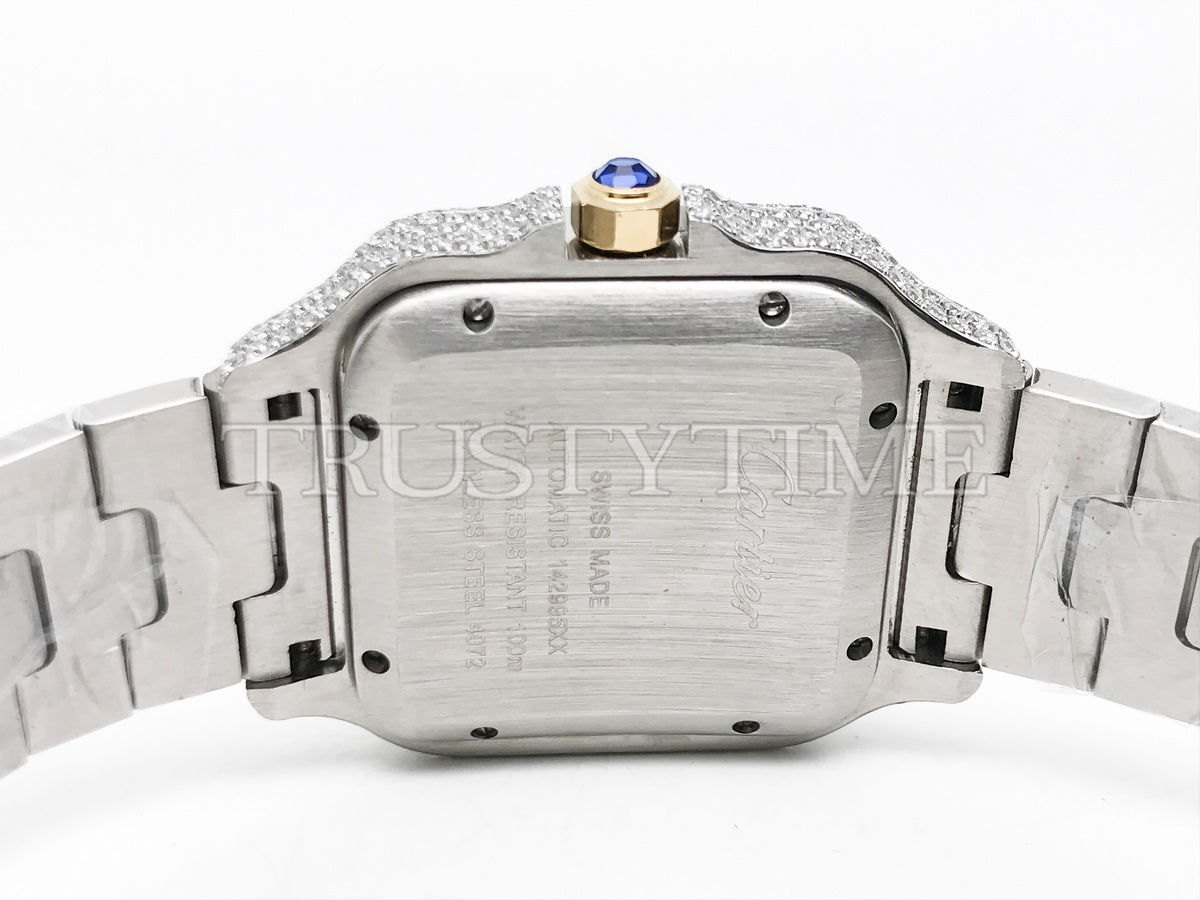 Копия часов Cartier Santos De Cartier 40 W2SA0009 Diamonds Арт.CR-0938