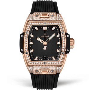 Копия часов Hublot Shaped Spirit Of Big Bang King Gold Pave 39 662.OX.1180.RX.1604 Арт.HB-1291
