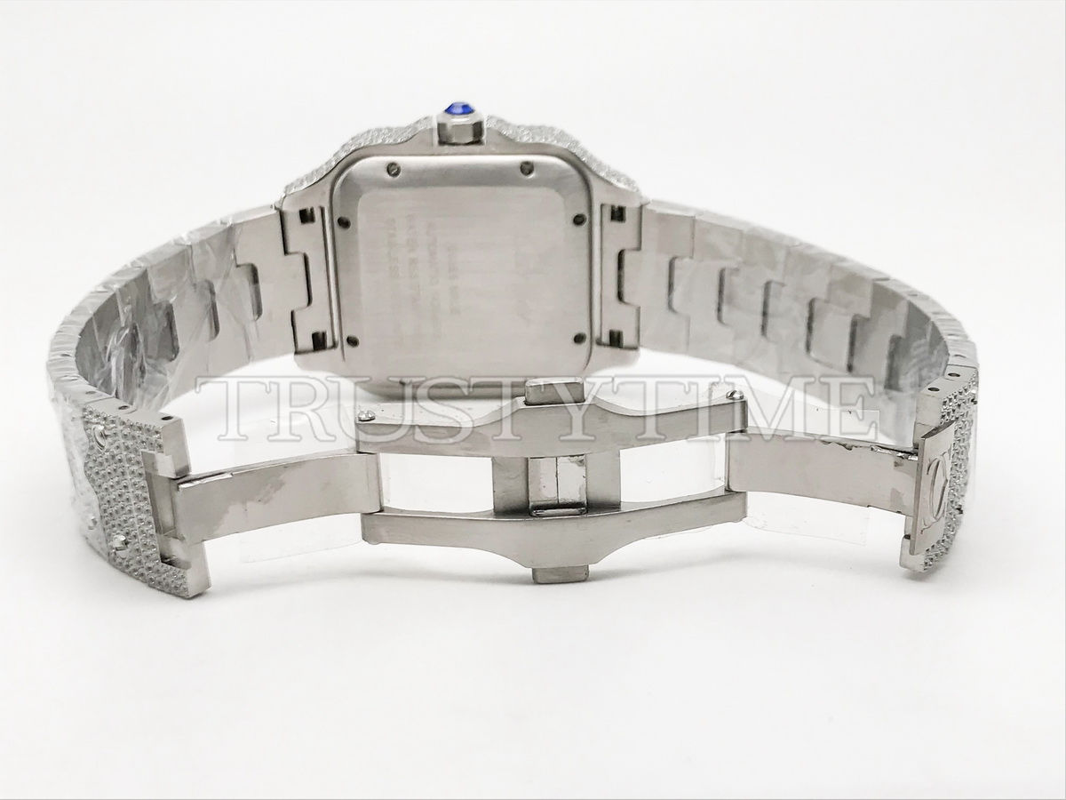 Копия часов Cartier Santos De Cartier 40 WSSA0018 Diamonds Арт.CR-0930