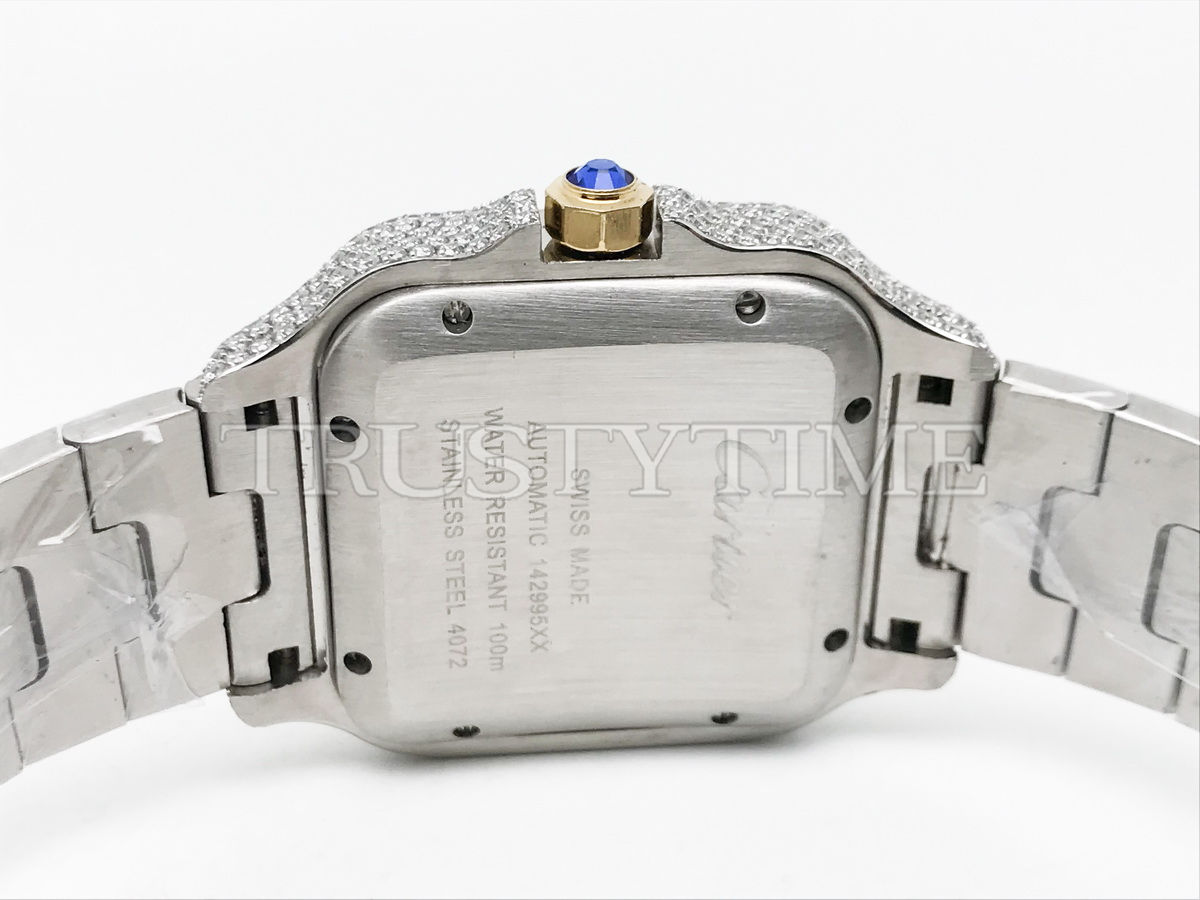 Копия часов Cartier Santos De Cartier 40 W2SA0009 Diamonds Арт.CR-0942