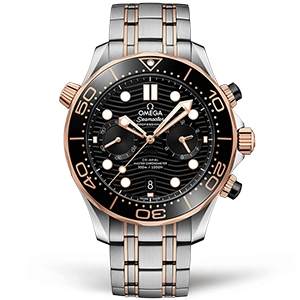 Omega Seamaster Diver 300m Co‑Axial Master Chronometer Chronograph 44mm 210.20.44.51.01.001