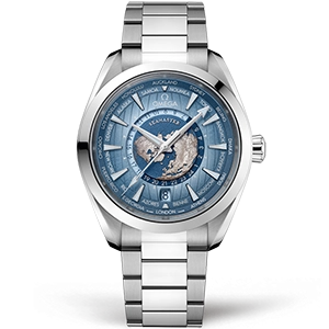 Omega Seamaster Aqua Terra Co-axial Master Chronometer GMT Worldtimer 43mm 220.10.43.22.03.002