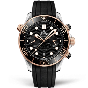 Omega Seamaster Diver 300m Co‑Axial Master Chronometer Chronograph 44mm 210.22.44.51.01.001